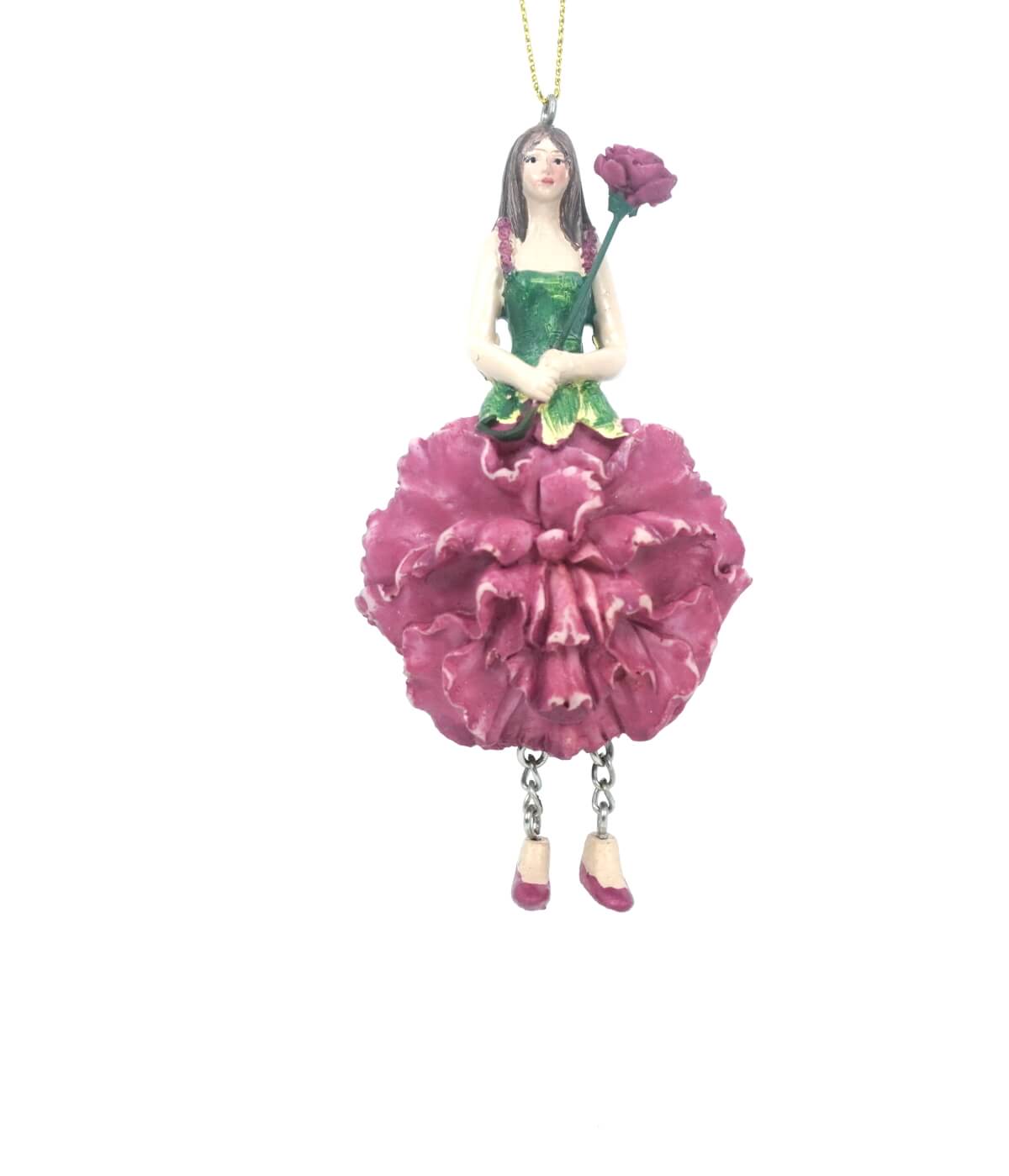 Deko Figur Blumenmädchen Nelkenmädchen zum Hängen