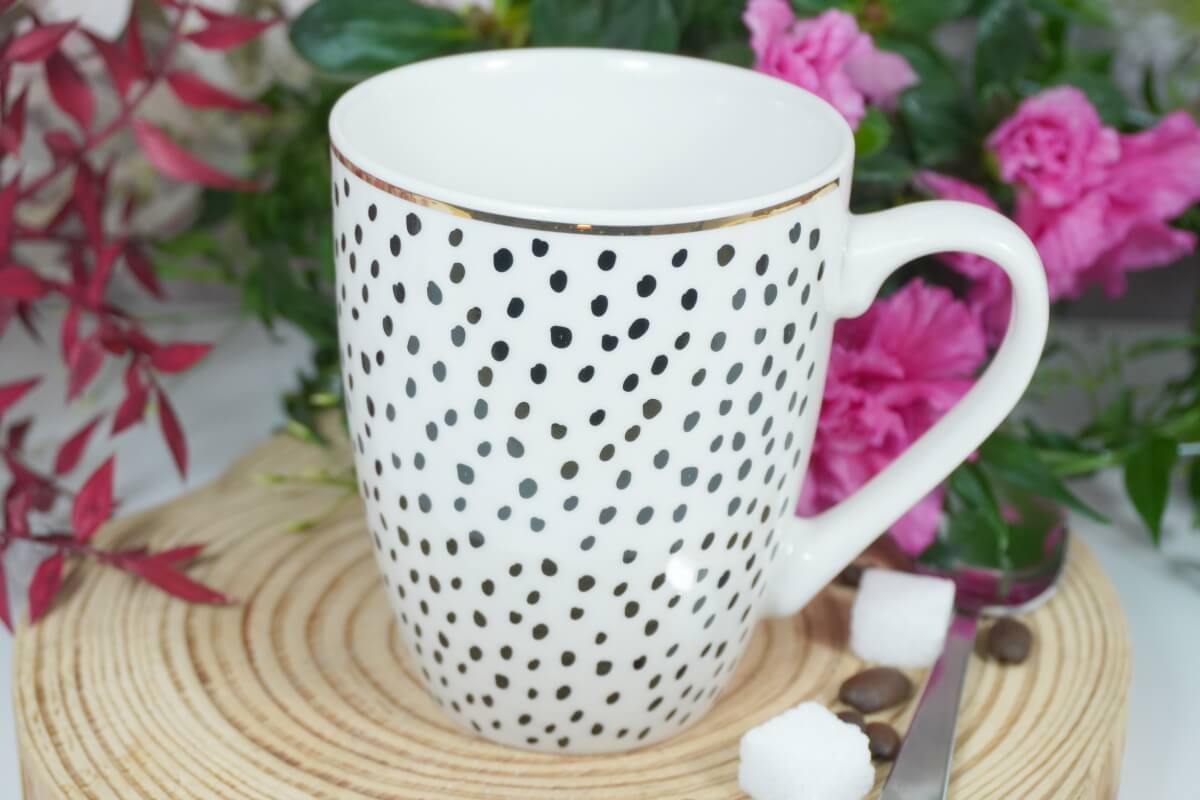 Henkelbecher Sprüche Kaffeetasse Leo Gold