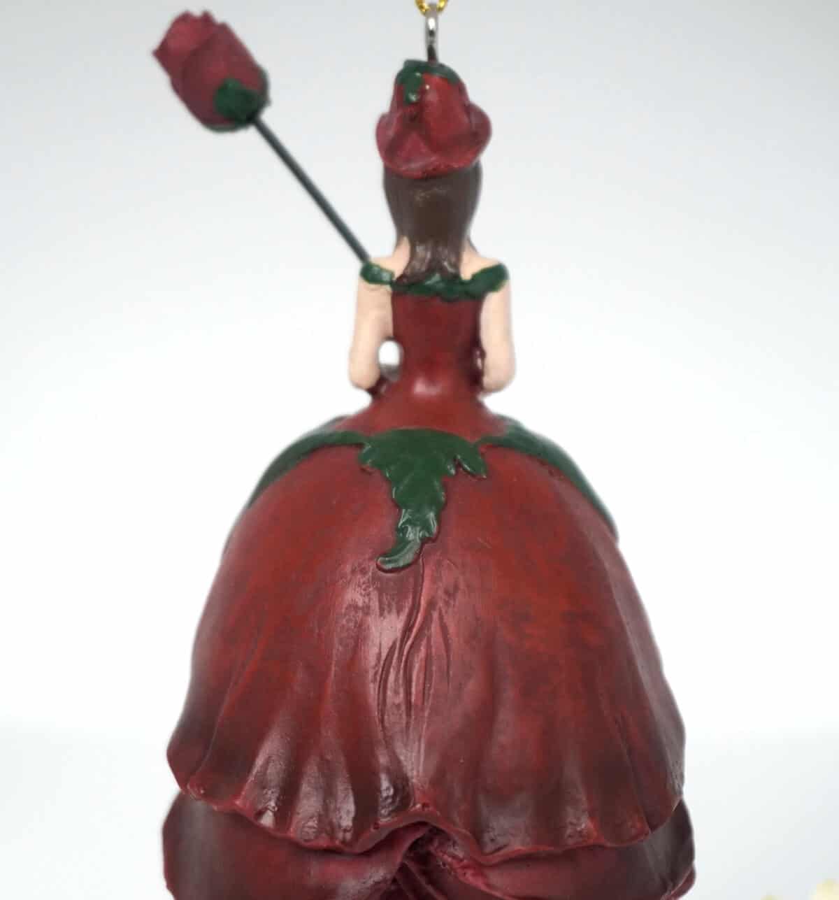 Deko Figur Blumenmädchen Rosenmädchen Rot zum Hängen