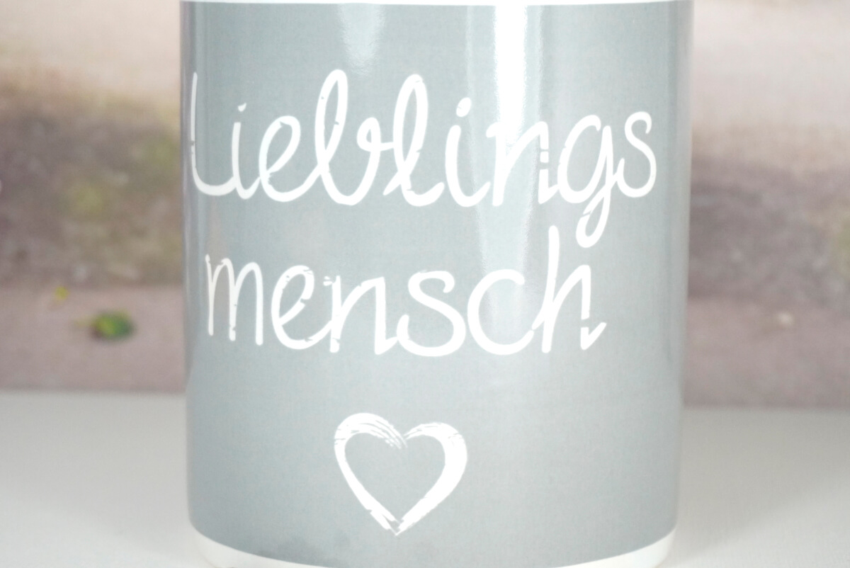 Henkelbecher Sprüche Tasse Pott XXL Lieblingsmensch