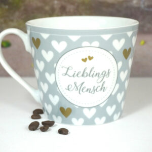 Krasilnikoff Henkelbecher Kaffeebecher Lieblings Mensch
