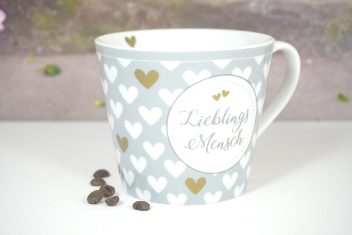 Krasilnikoff Henkelbecher Kaffeebecher Lieblings Mensch – Bild 3