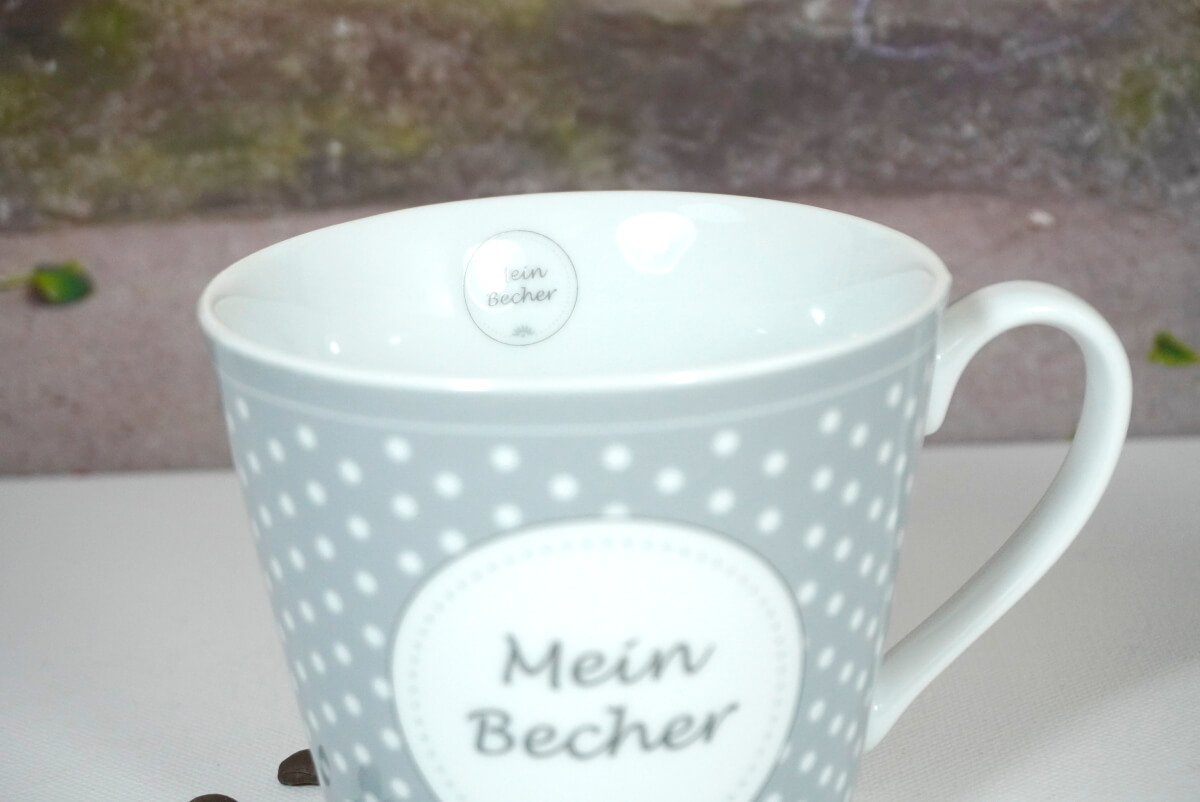 Krasilnikoff Henkelbecher Kaffeebecher Mein Becher