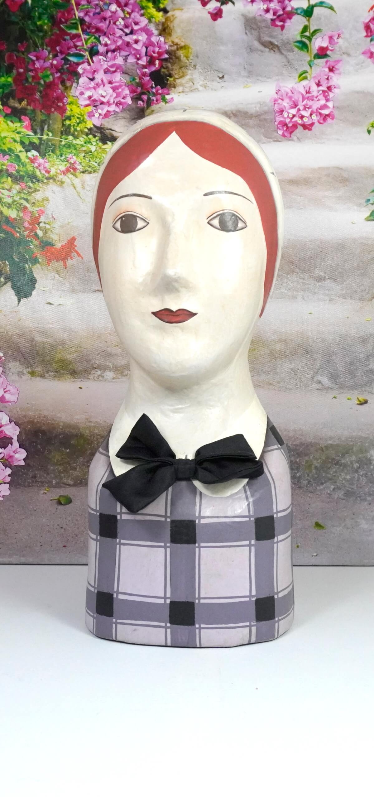 Baden Aufsteller Deko Kopf Mädchen Ladykopf Büste Dame