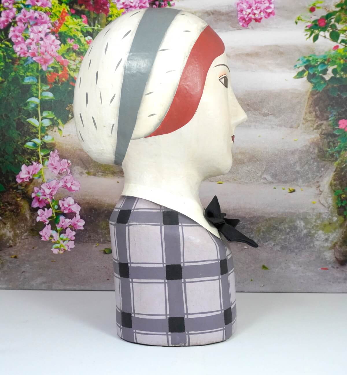 Baden Aufsteller Deko Kopf Mädchen Ladykopf Büste Dame