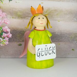 Deko Figur Blechpuppe Little König Glück Ist Die Summe Schöner Erinnerungen