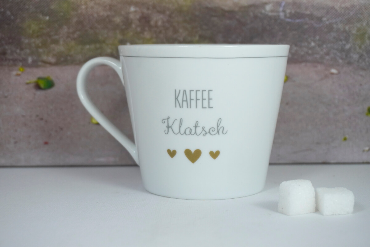 Krasilnikoff Kaffeebecher Henkelbecher Kaffee Klatsch