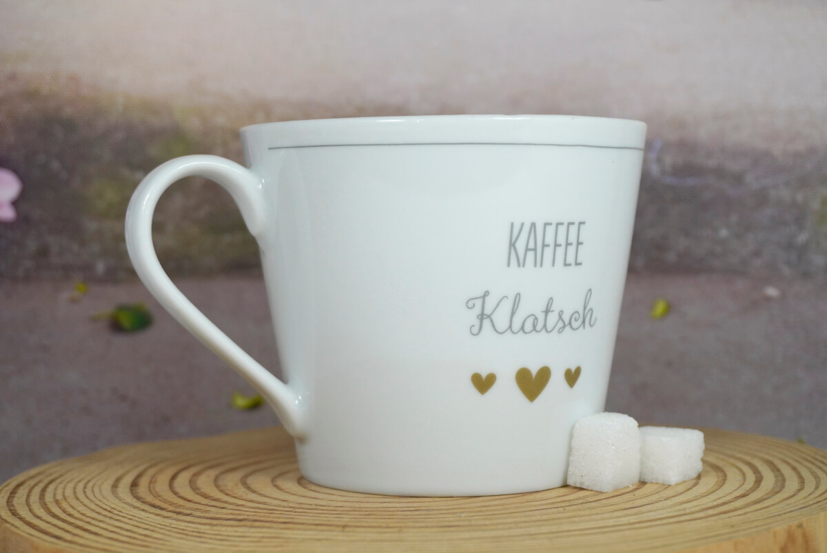 Krasilnikoff Kaffeebecher Henkelbecher Kaffee Klatsch