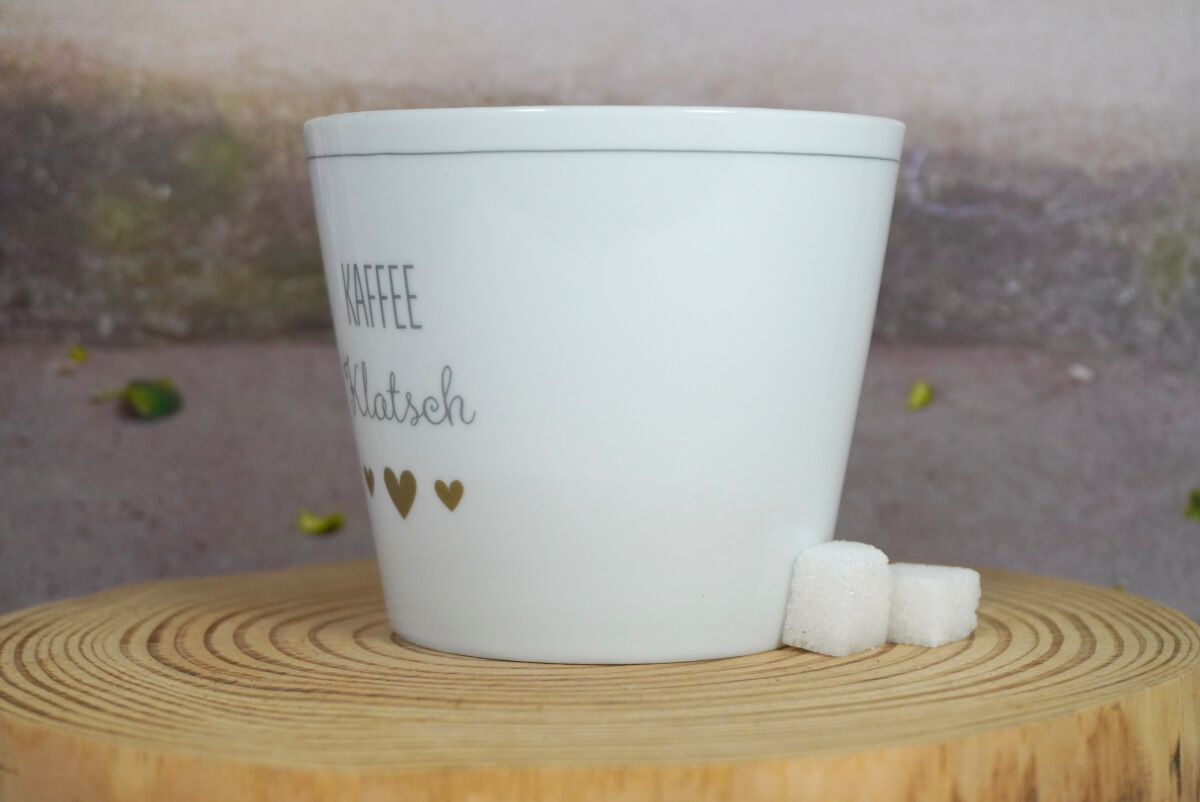 Krasilnikoff Kaffeebecher Henkelbecher Kaffee Klatsch