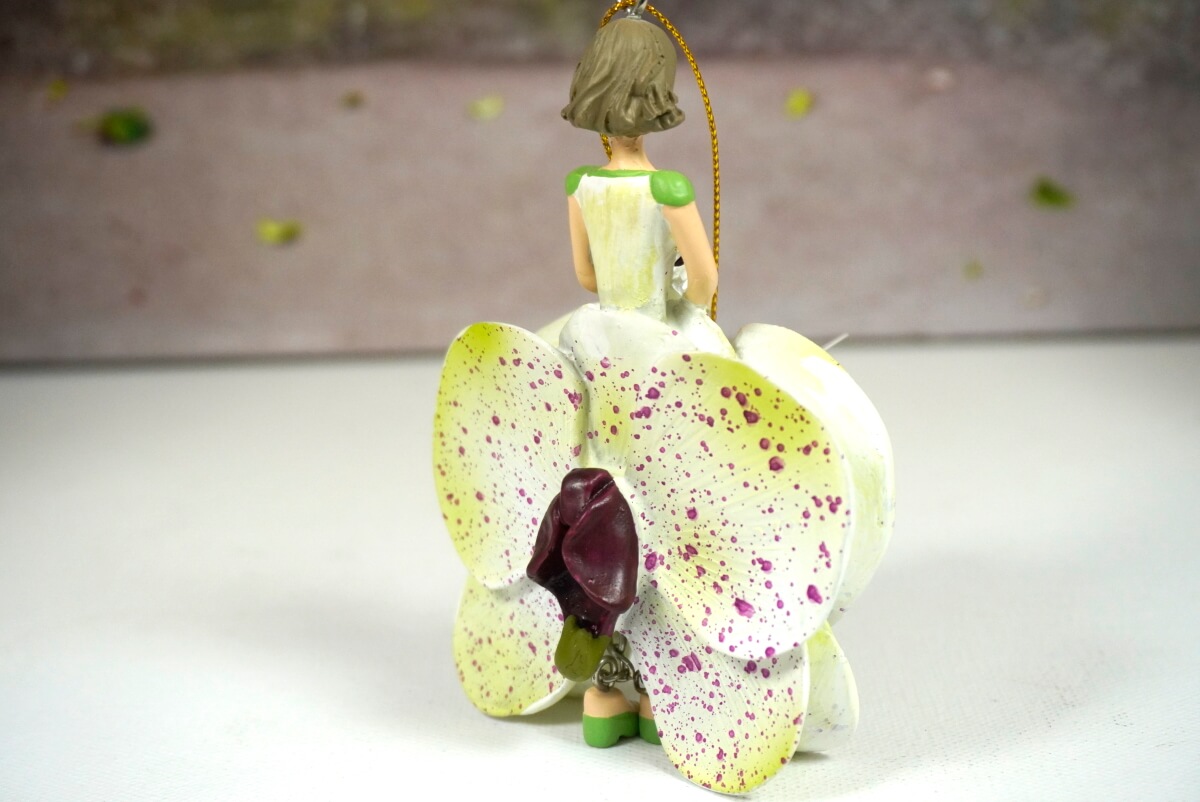Deko Figur Blumenmädchen Orchideenmädchen zum Hängen