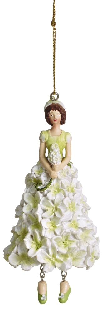 Deko Figur Blumenmädchen Fliedermädchen zum Hängen