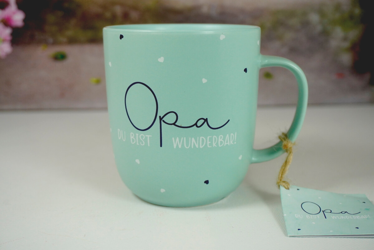 PPD Henkelbecher Kaffeebecher Mug Opa Du Bist Wunderbar