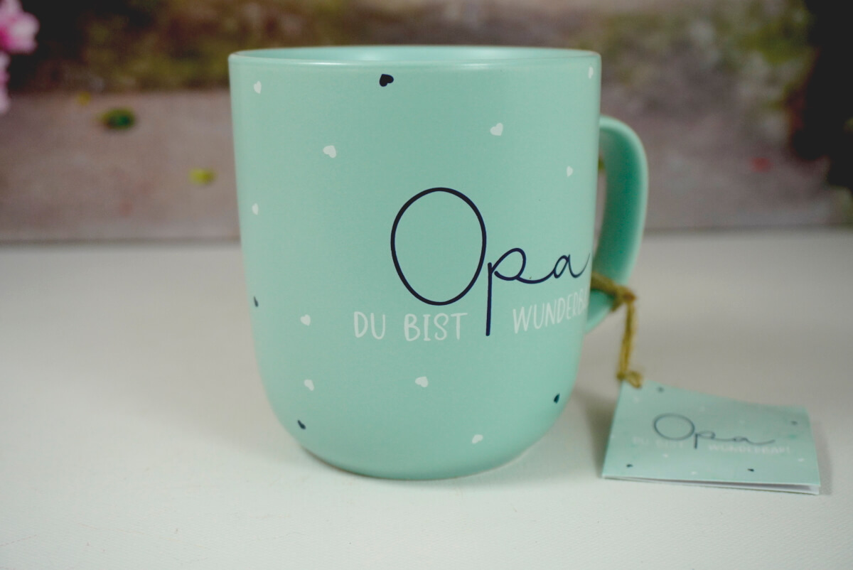 PPD Henkelbecher Kaffeebecher Mug Opa Du Bist Wunderbar