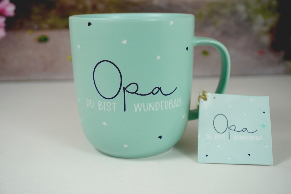 PPD Henkelbecher Kaffeebecher Mug Opa Du Bist Wunderbar