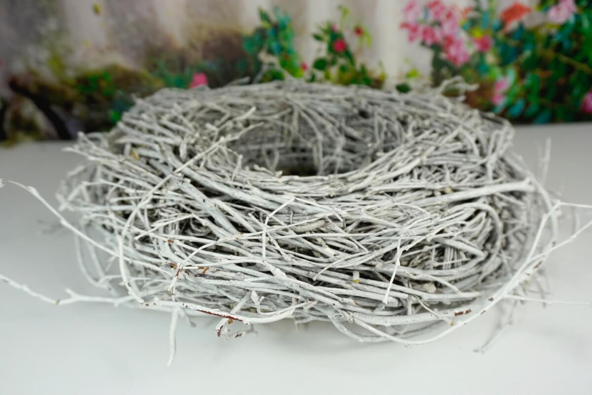 Deko Naturkranz Tischkranz Türkranz Birkenkranz 30cm ∅