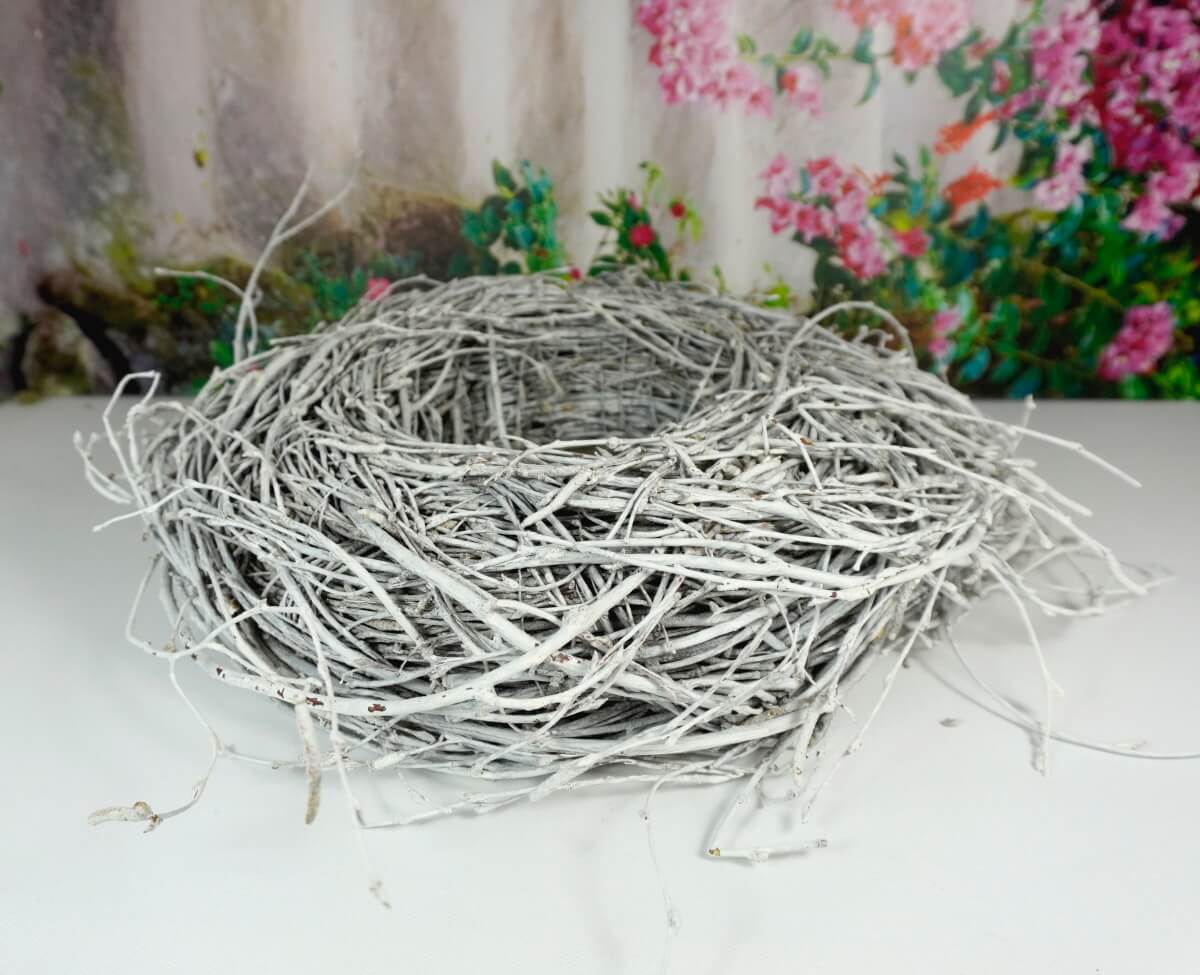 Deko Naturkranz Tischkranz Türkranz Birkenkranz 30cm ∅