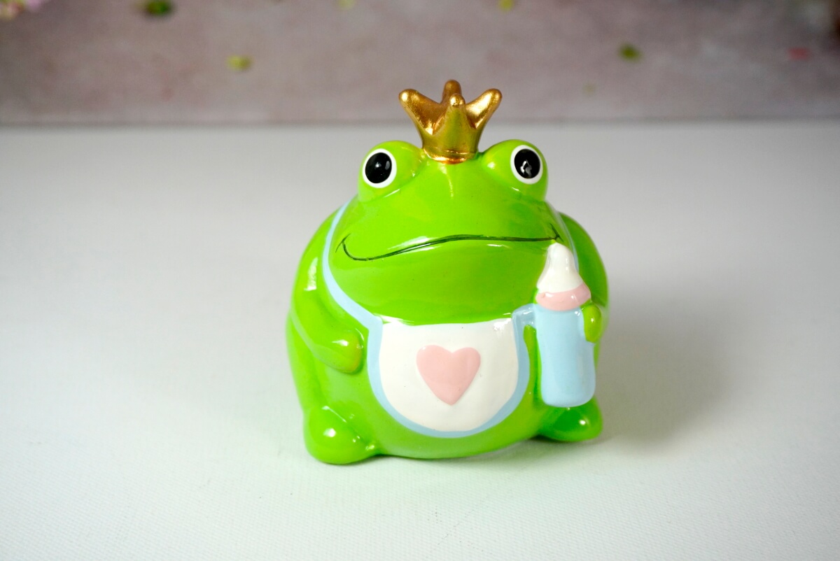 Pomme Pidou Money Bank Spardose Freddy Petit Baby Blau Rosa