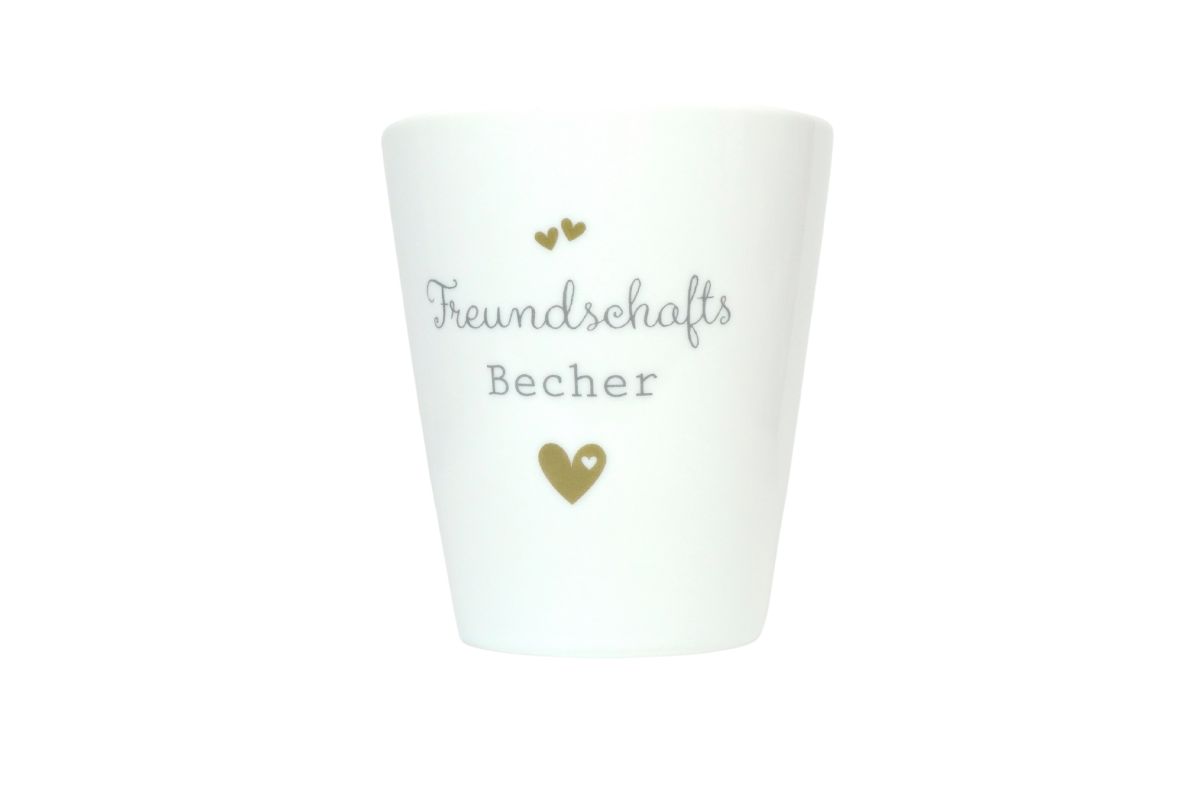 Krasilnikoff Kaffeebecher Sprüche Tasse Mug Cup Freundschafts Becher
