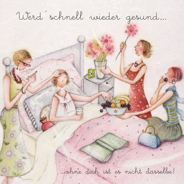 Holzbild Wandbild von Berni Parker werd schnell wieder gesund