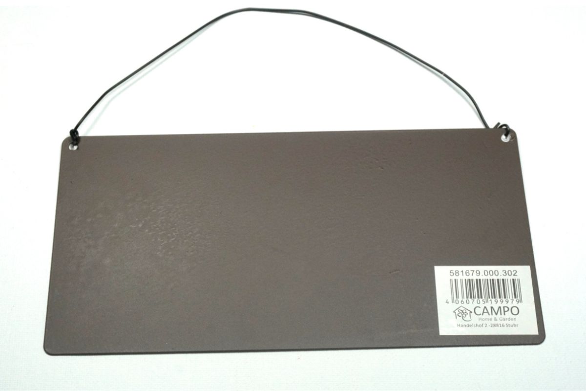 Deko Blechschild Aufhänger Gib das, was dir Wichtig Ist, nicht auf, nur weil es Nicht Einfach Ist