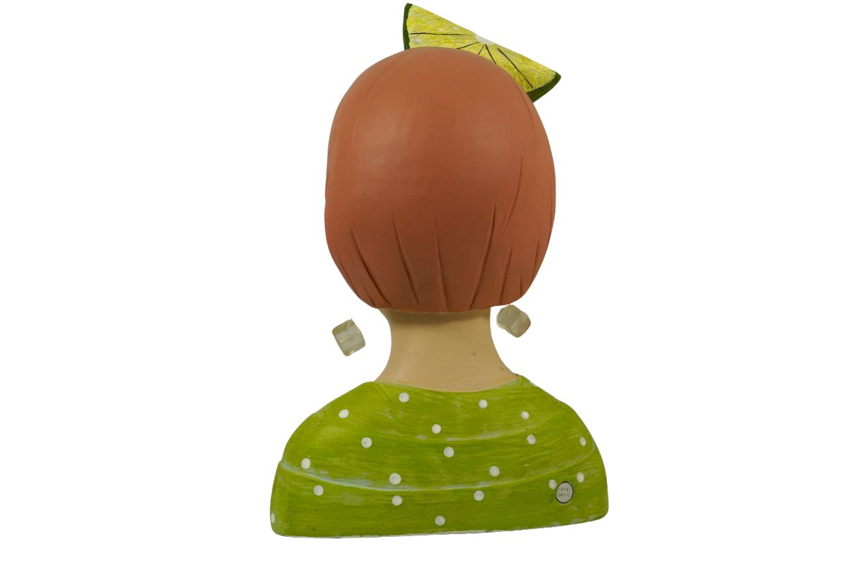 Baden Aufsteller Deko Kopf Büste Madame Ladykopf Mädchen Büste Melon