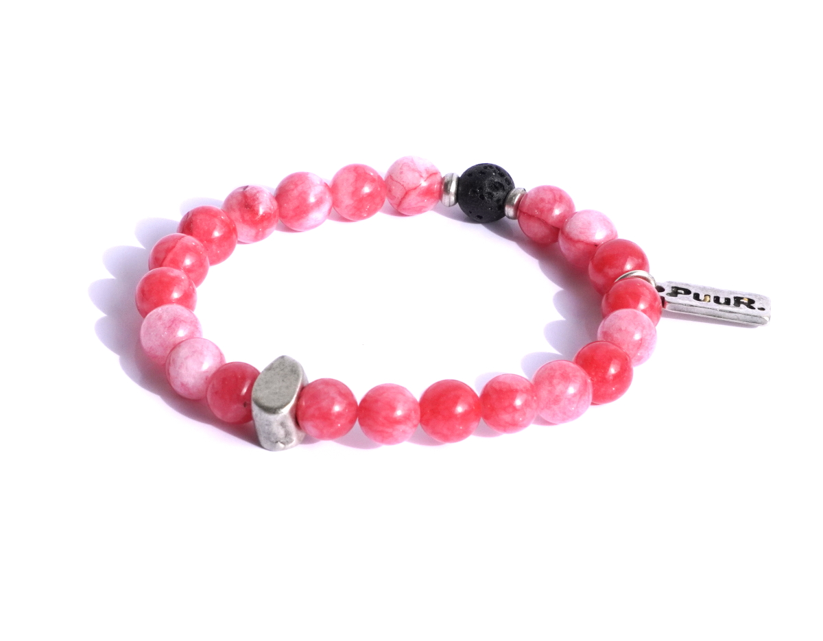 Hevi Armband Handmade Lichtfarbe Rosarot Puur