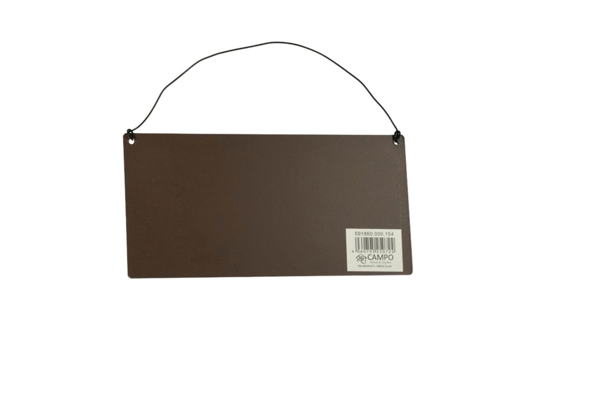 Deko Blechschild Aufhänger Ich habe mir vorgenommen nun jeden Abend zweimal um den Block zu laufen