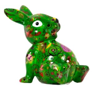 Pomme Pidou Money Bank Spardose Petit Hase Osterhase Billie Grün