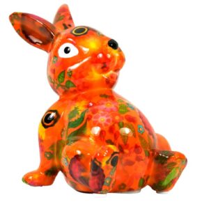 Pomme Pidou Money Bank Spardose Petit Hase Osterhase Billie Orange