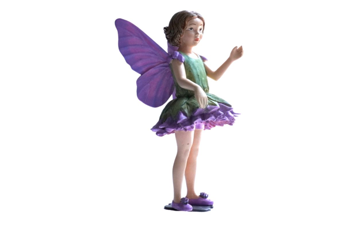 Flower Fairy Dekofigur Elfe Scabious Fairy Witwenblume Stab