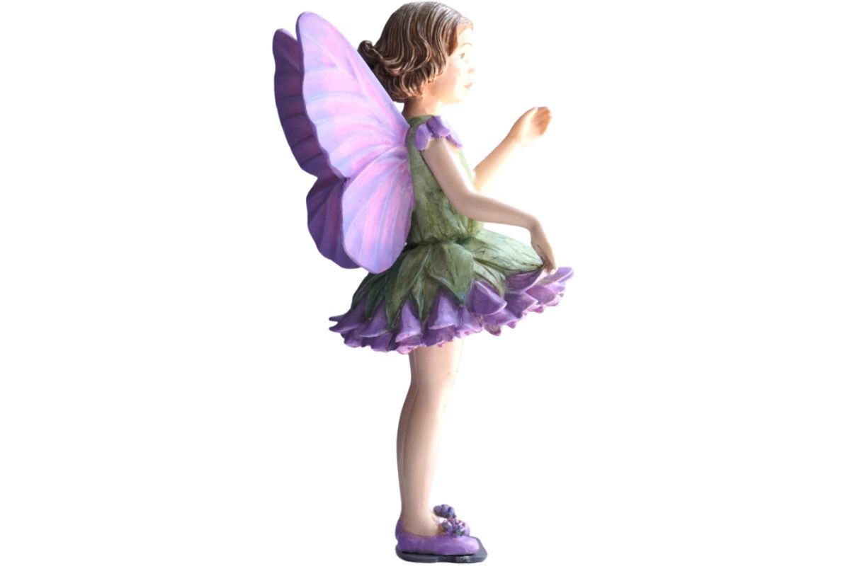 Flower Fairy Dekofigur Elfe Scabious Fairy Witwenblume Stab