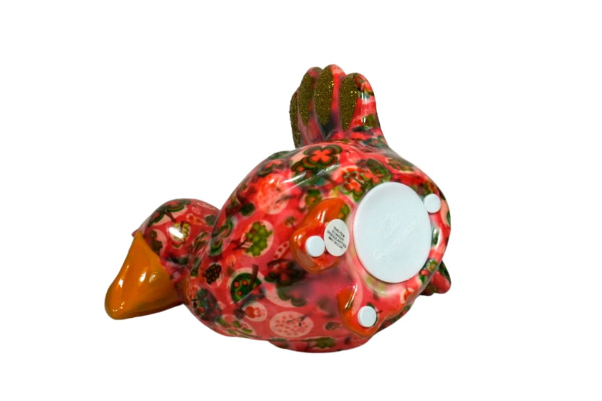 Pomme Pidou Spardose Money Bank Pfau Paolo Rosa Gold