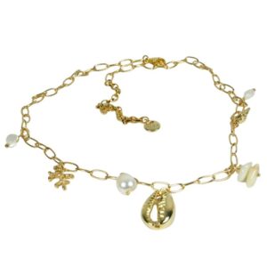 Biba Halskette Perlen Summer Mix Damen Kette Anhänger Mix