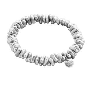Biba Armband Silver Matt Nuggets Damen Armband Silber Anhänger