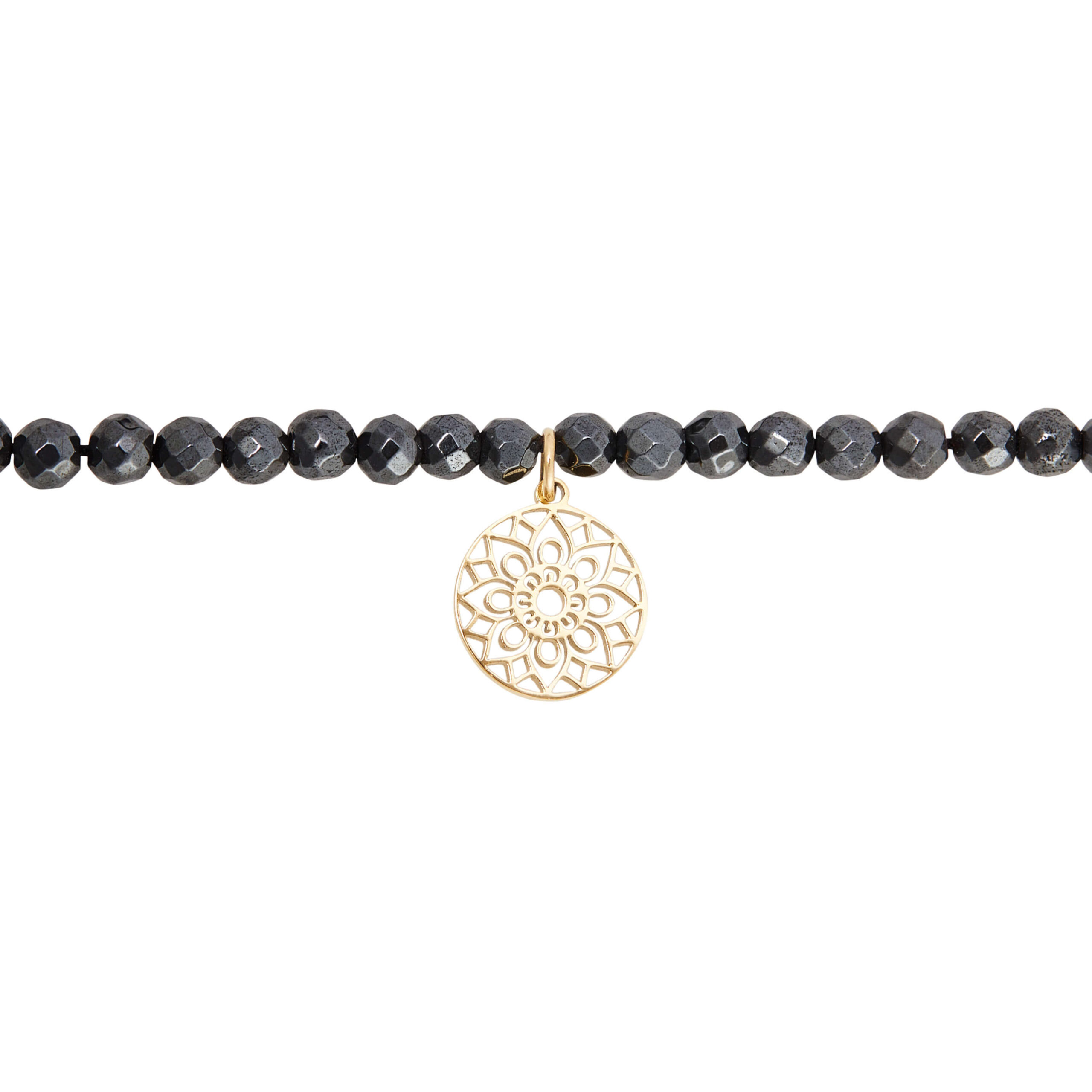 Armband HCA Beauty of nature vergoldet Hämatit Stein Mandala des Glücks