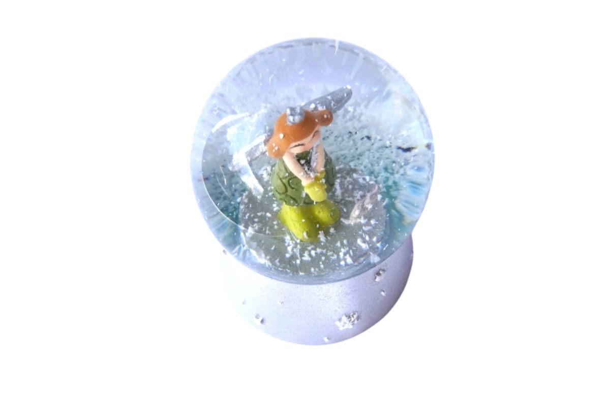 Deko Schneekugel Glimmerkugel Glitzerkugel Engel Schutzengel Sweet Smile