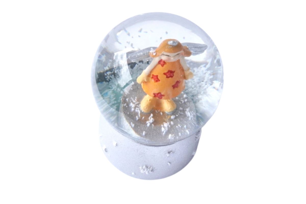 Deko Schneekugel Glimmerkugel Glitzerkugel Engel Schutzengel Sweet Star