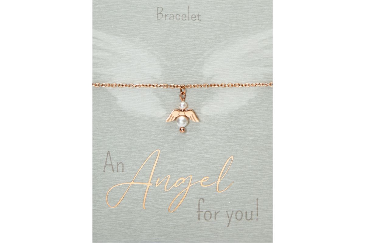 Armband HCA An Angel for you rosevergoldet Schutzengel Perlmutt Perle
