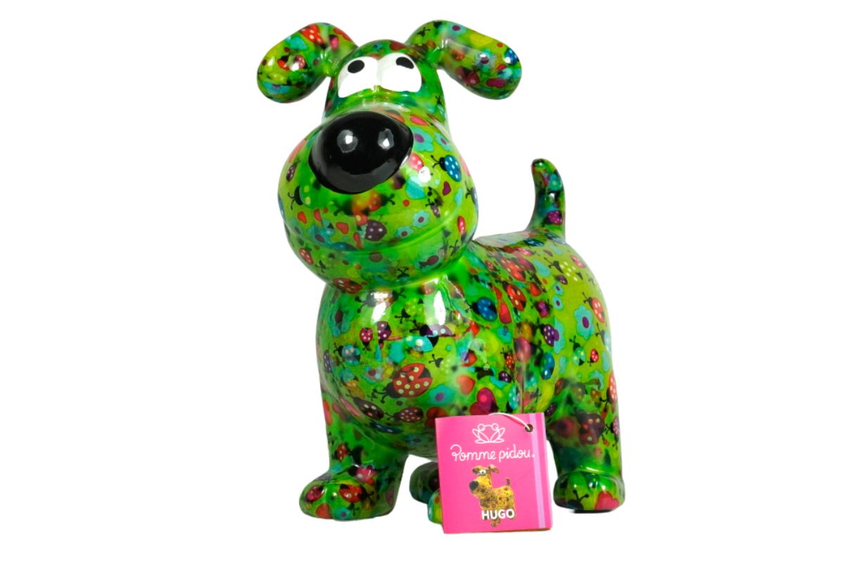 Pomme Pidou Spardose Money Bank Hugo Dog Grün Marie