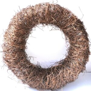 Deko Naturkranz Reisigkranz Wandkranz Tischkranz Braun 35cm