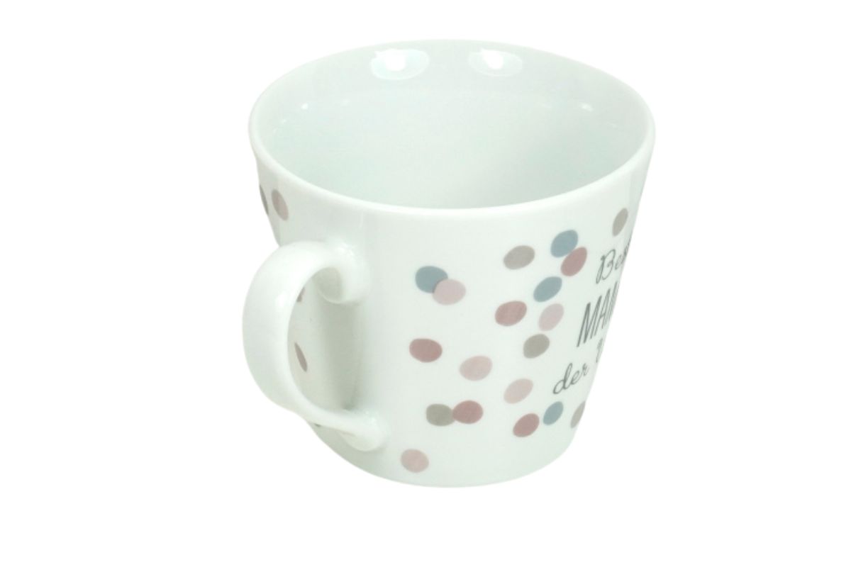 Krasilnikoff Henkeltasse Kaffeetasse Sprüche Tasse Beste Mama der Welt