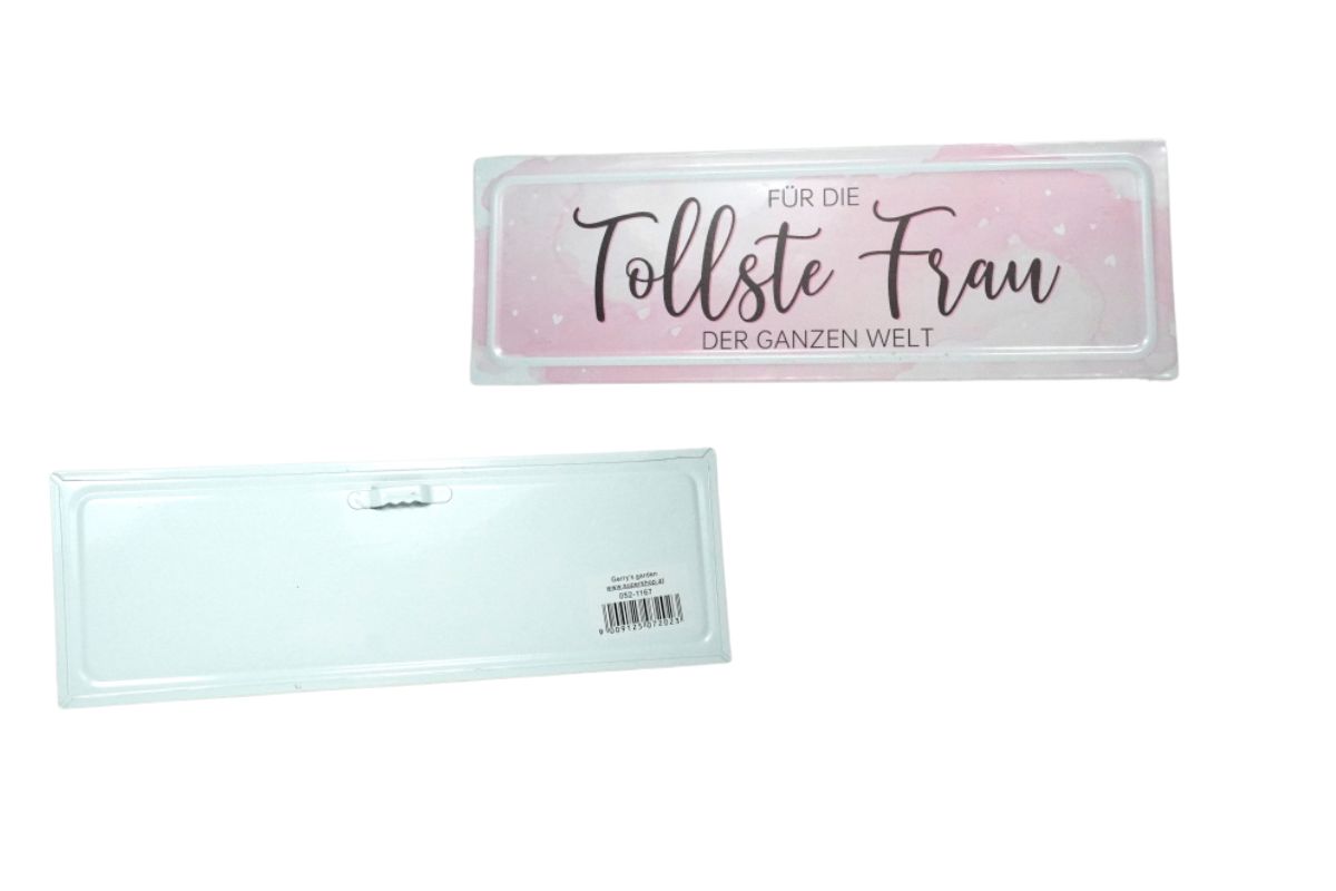 Deko Blechschild Aufhänger Wanddeko Für Die Tollste Frau Der Ganzen Welt