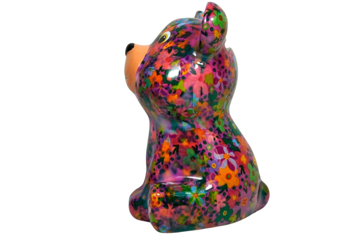 Pomme Pidou Spardose Money Bank Teddy Bärchen Tala Rose Blümchen