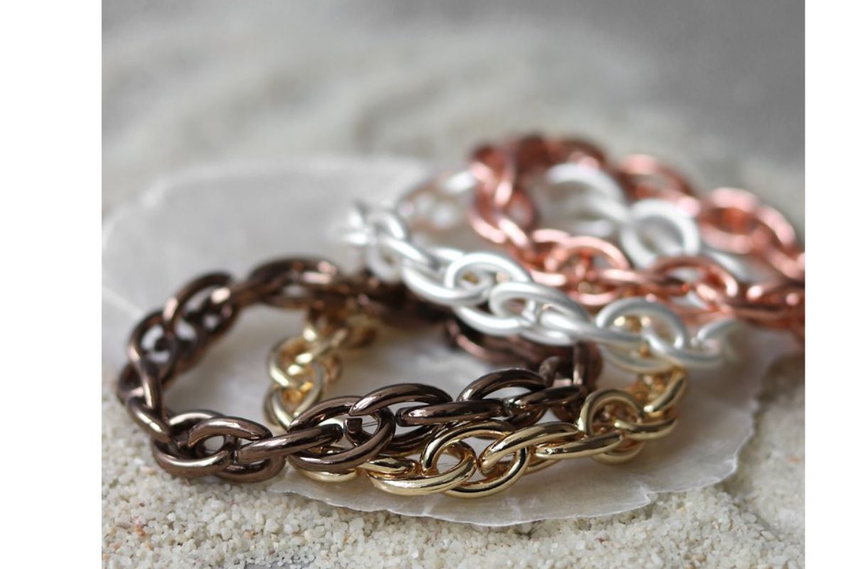 Biba Armband Metall Armband Small Damen Armband Anhänger Matt Gold