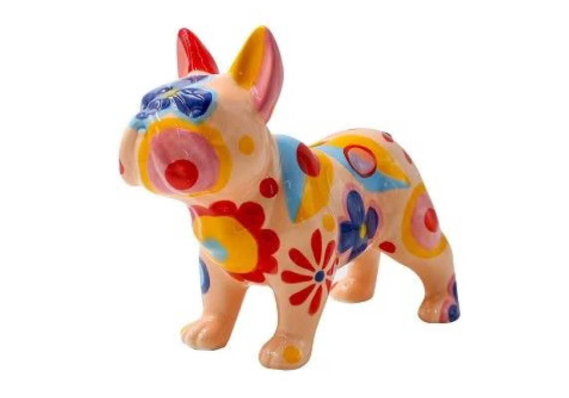 Pomme Pidou Spardose Money Bank Bulldogge Jack M Blossom Bliss Apricot