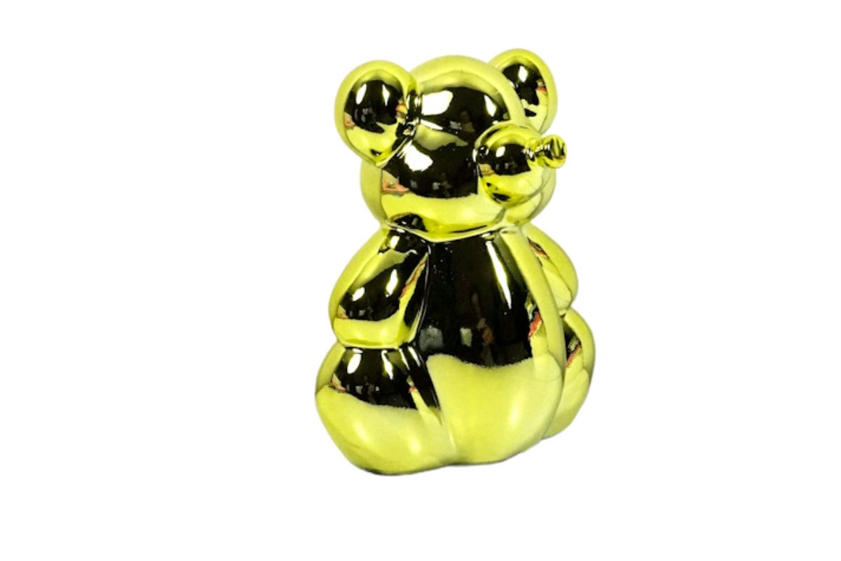 Pomme Pidou Spardose Money Bank Petit Teddy Bär Waldo Gelb
