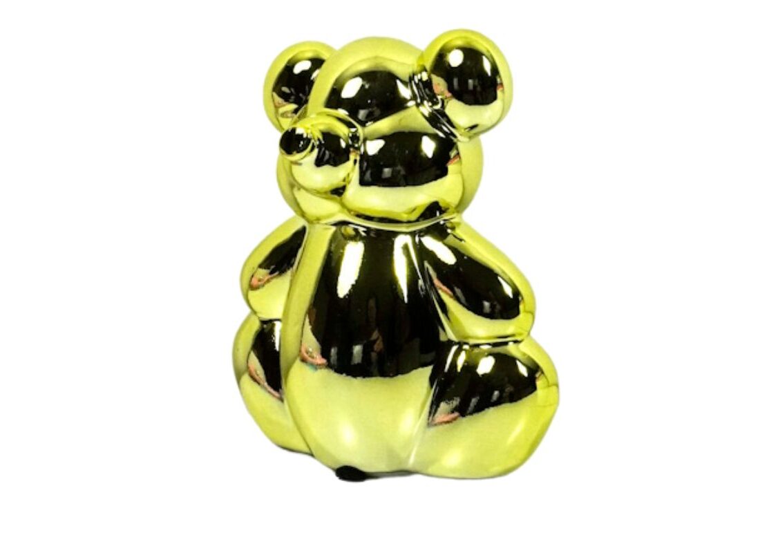 Pomme Pidou Spardose Money Bank Petit Teddy Bär Waldo Gelb