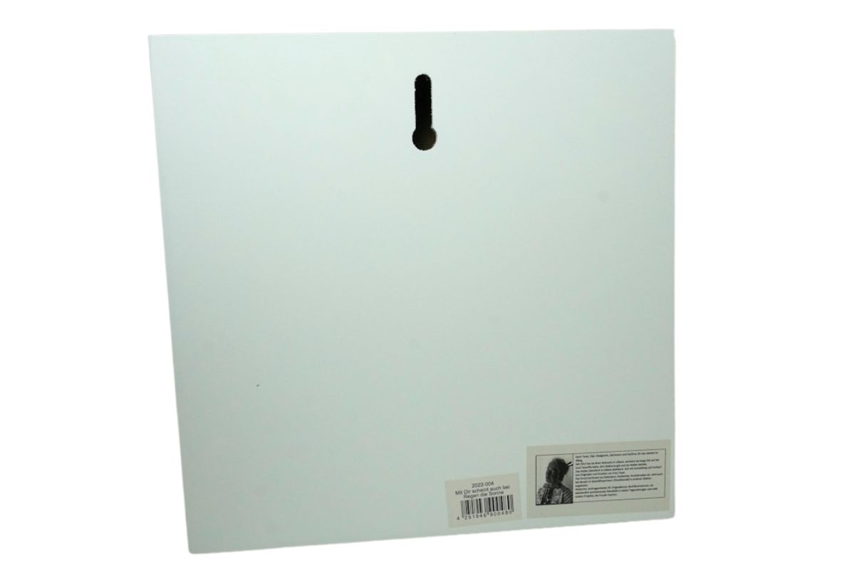 Holzbild Wandbild von Karin Tauer Mit Dir Scheint Auch Bei Regen Die Sonne