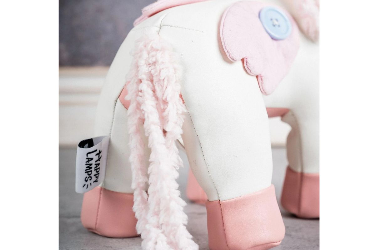 Lampe Happy Lamps Leuchte Stehlampe Elsa das Einhorn Handarbeit